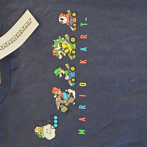 NWT Nintendo Mario Brothers long sleeve Black shirt, Medium - Picture 3 of 6